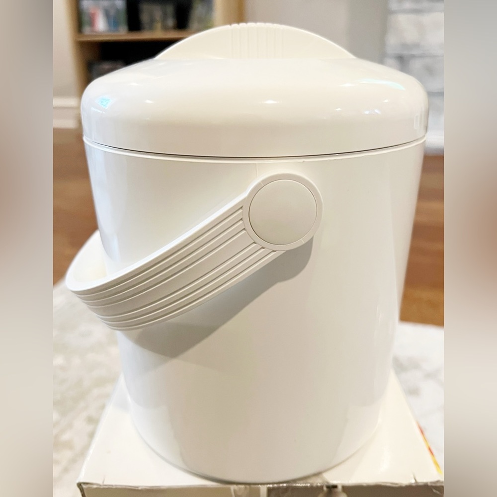 Pedrini Vintage MCM Ice Bucket Creamy Milk White